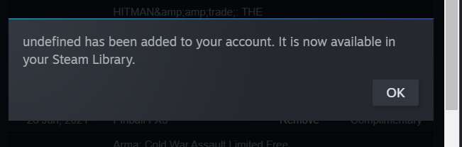 Horatio claiming console code